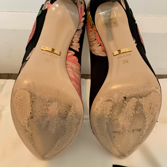 🔴SOLD🔴 Gucci Ophelia embroidered pump 100mm size 36 - Picture 8 of 8